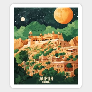 Jaipur India Vintage Tourism Travel Magnet